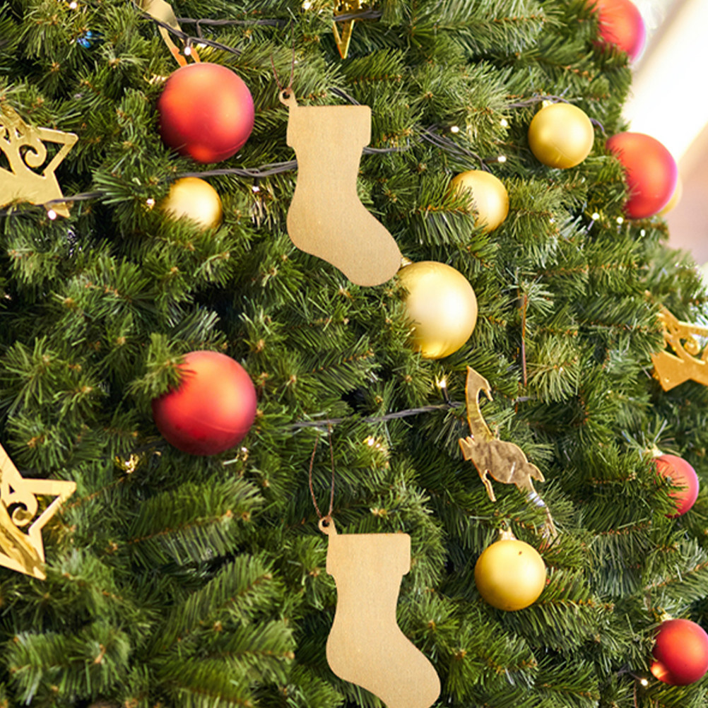 Christmas Craft Embellishment - 10 шт. деревянных заготовок в виде