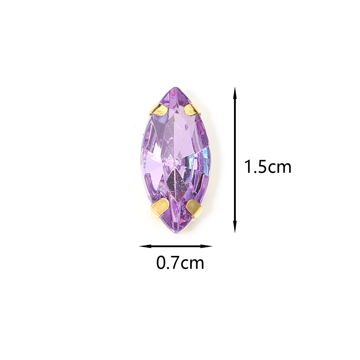 50 шт., стразы в форме конског – обзор и цена Sew On Rhinestone
