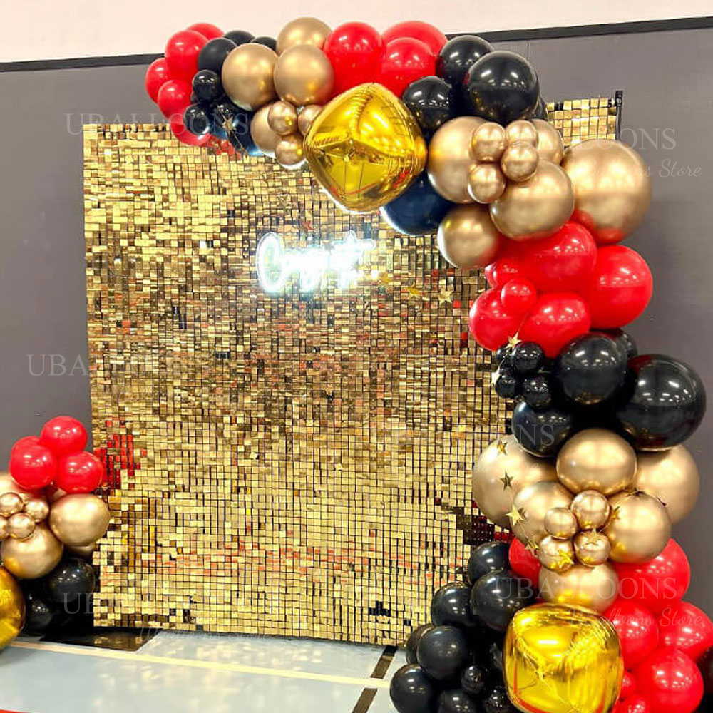 Шампанское, золото, мерцающие  – обзор и цена Sequin Fabric Panel