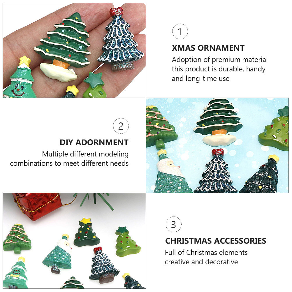 20 шт. рождественских украшени – обзор и цена Christmas Craft Embellishment