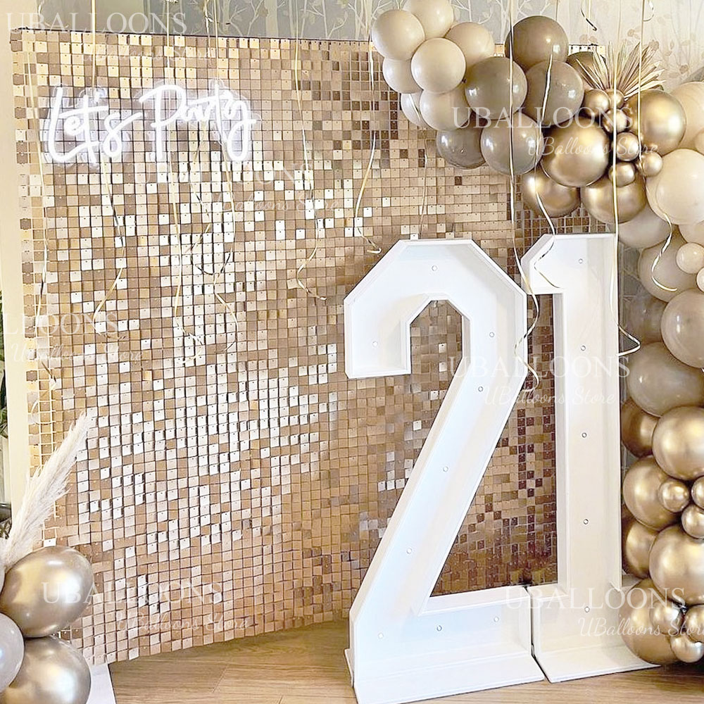 Матовые бежевые панели с золот – обзор и цена Sequin Fabric Panel