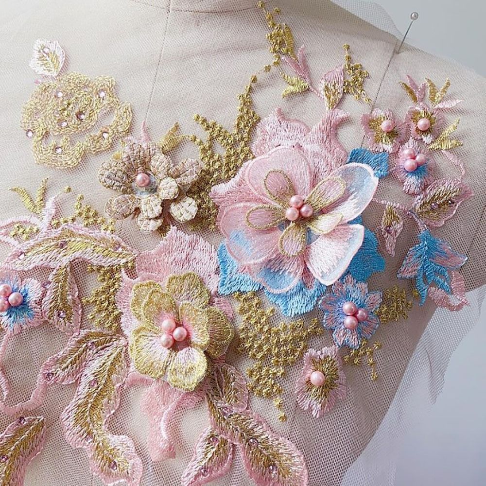 3D цветы, расшитые бисером кру – обзор и цена Embellishments For Scrapbooking