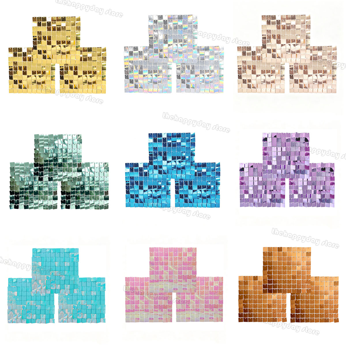 Набор из 3-х мерцающих панелей – обзор и цена Sequin Fabric Panel