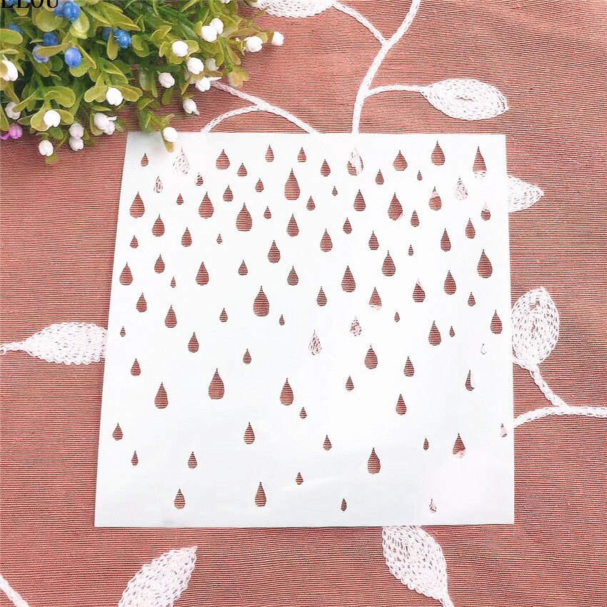 15*15 капель дождя трафареты д – обзор и цена Embellishments For Scrapbooking