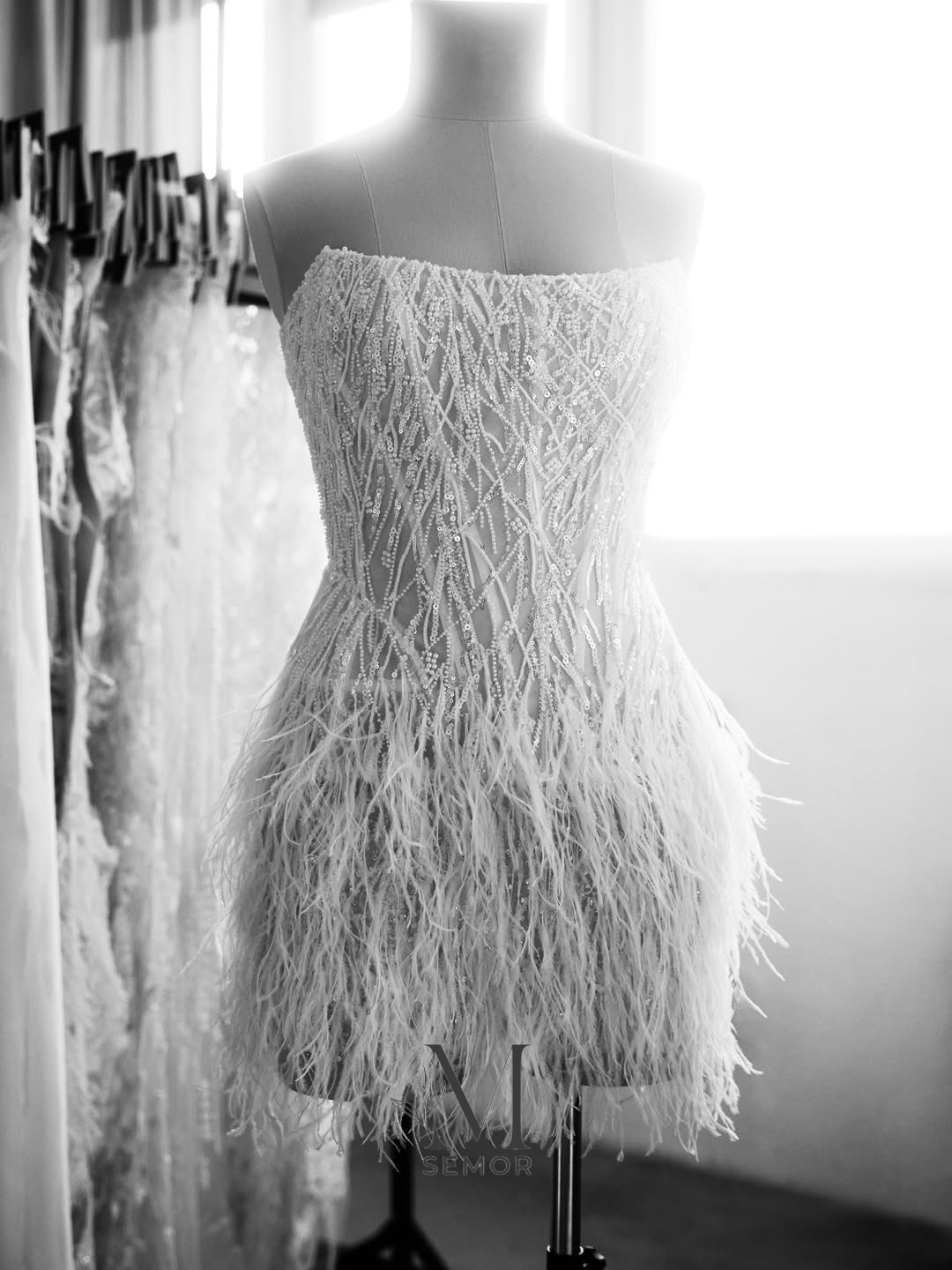 Изысканное короткое свадебное  – обзор и цена Tassel Fringe Trim