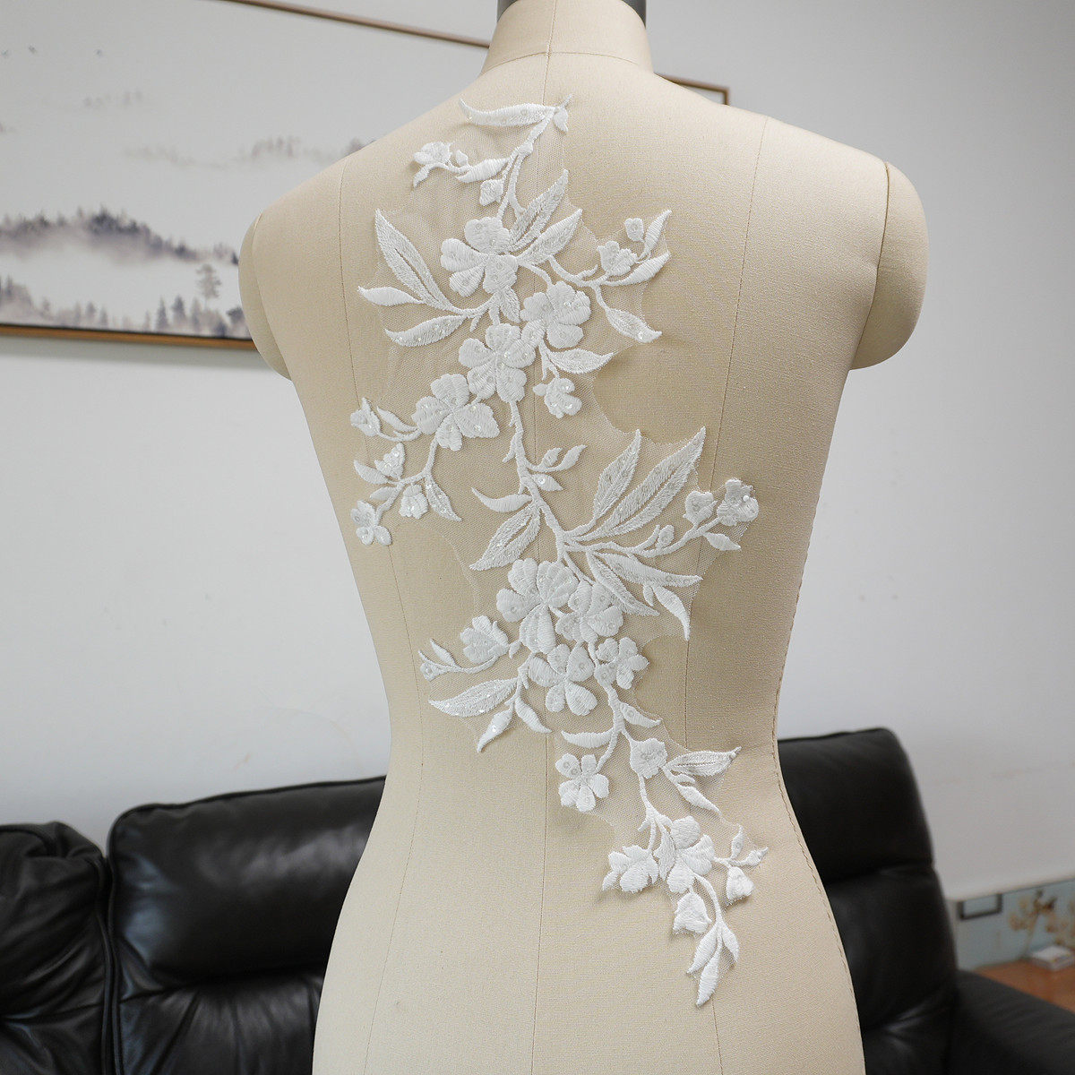 Белые аппликации из ткани с цв – обзор и цена Craft Embellishments