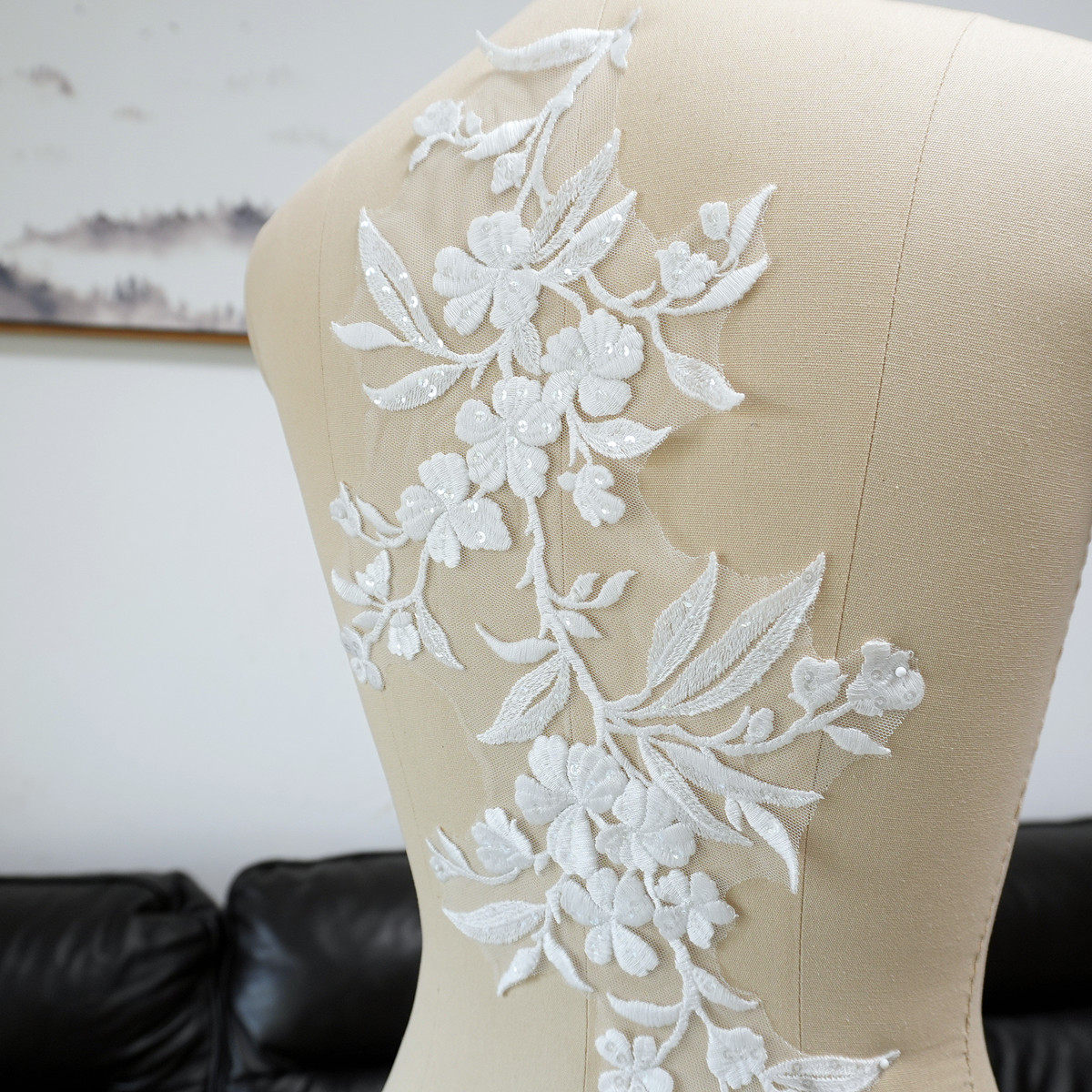Белые аппликации из ткани с цв – обзор и цена Craft Embellishments