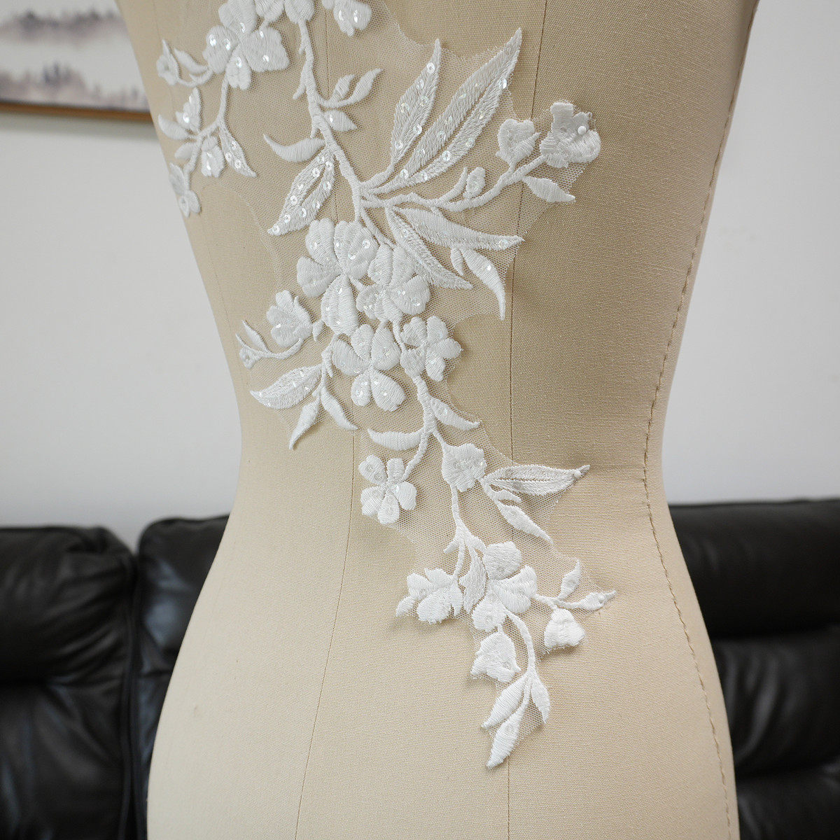 Белые аппликации из ткани с цв – обзор и цена Craft Embellishments