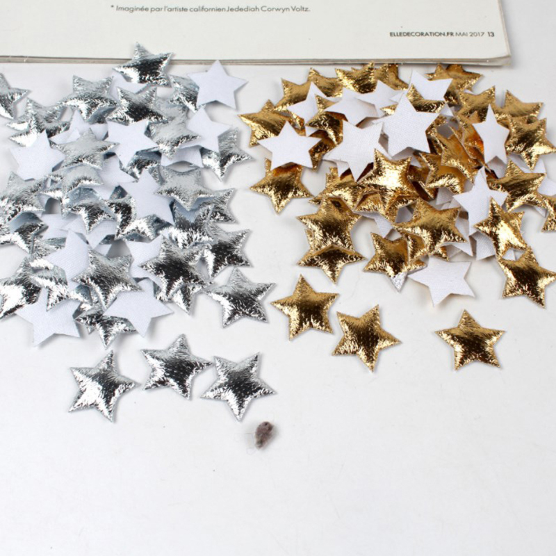 100 шт. золотые/серебряные зве – обзор и цена Embellishments For Scrapbooking