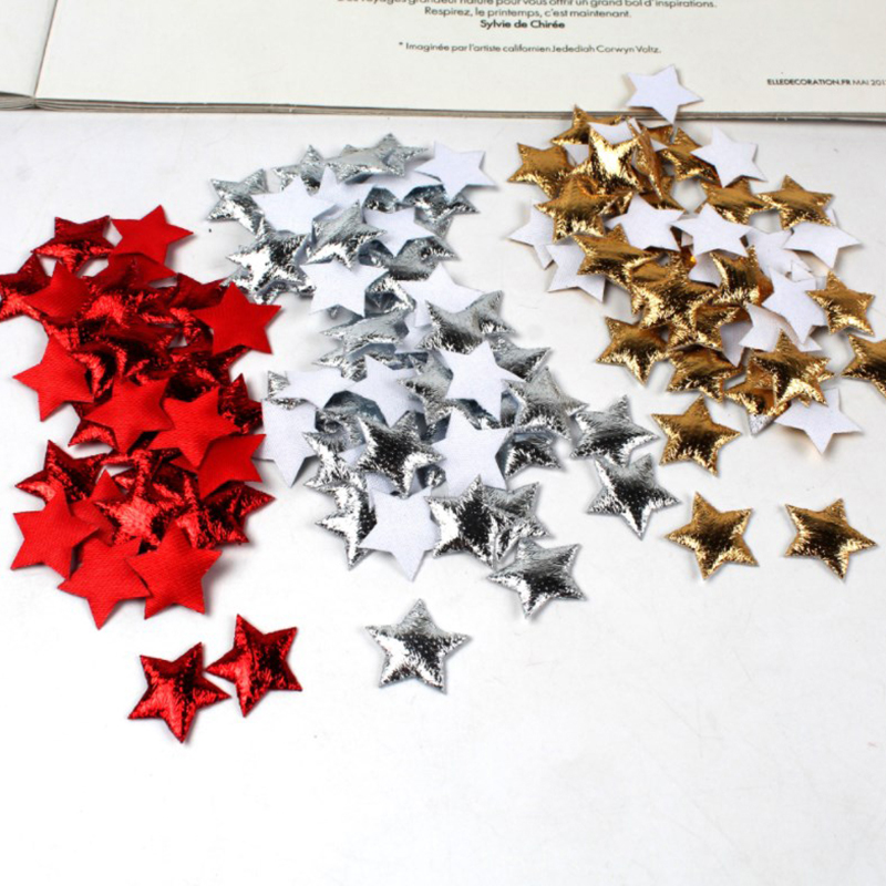 100 шт. золотые/серебряные зве – обзор и цена Embellishments For Scrapbooking